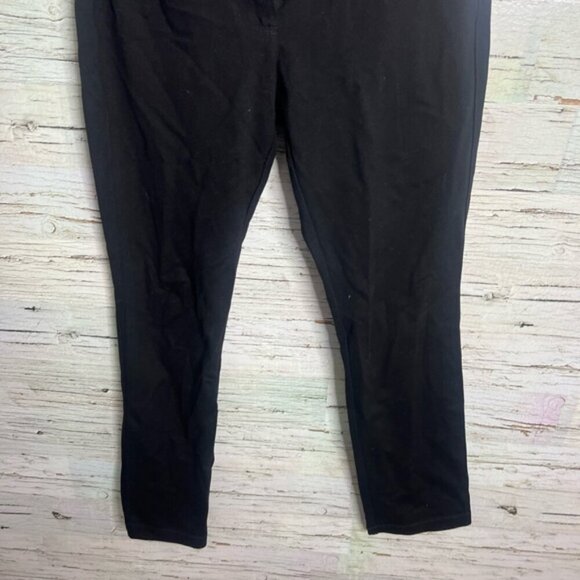 White House Black Market Dress Pants the Slim  Size 8 black - Picture 2 of 8